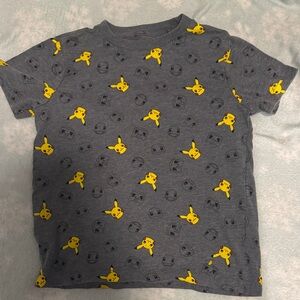 Old Navy Charcoal Pikachu Pokemon Kids T-Shirt